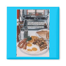 Yummy Diner Food Magnet by Regella Yummy Diner Food Magnet