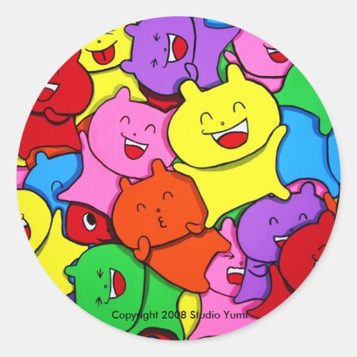Yummy Everywhere Stickers Zazzle