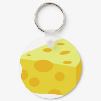 Yummy Food - Cheese keychains by onnoillustration Yummy Food - Cheese keychains