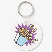 yummy french fries keychains