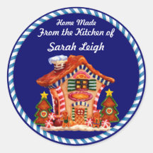 Yummy Gingerbread Food Gift Sticker