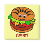 Yummy Hamburger magnets
