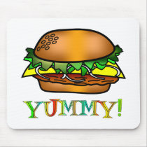 Yummy Hamburger mousepads by TLArnold2 Yummy Hamburger mousepads
