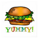 Yummy Hamburger posters by TLArnold2 Yummy Hamburger posters