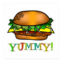 Yummy Hamburger posters by TLArnold2 Yummy Hamburger posters