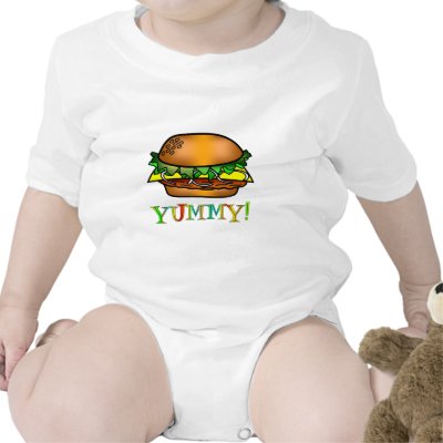 Yummy Hamburger T Shirt by TLArnold2