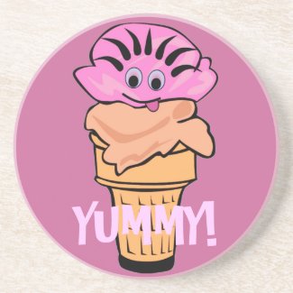 Yummy Ice Cream coaster