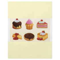 yummy icon set flyer design