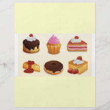 yummy icon set flyer design