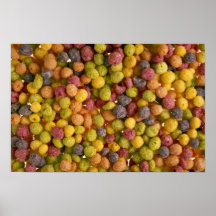 Yummy Kid's cereal Poster