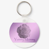 YUMMY MUMMY key chain lilac pink rose keychains by babydays YUMMY MUMMY key chain lilac pink rose keychains