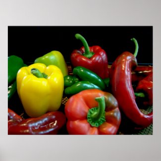 Yummy Pepper Poster print