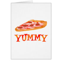 Yummy Pizza cards