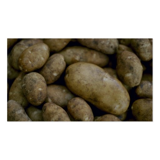Yummy Potatoes Business Card (back side)