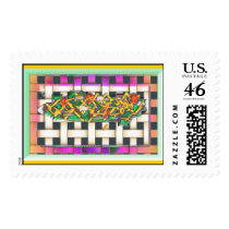Yummy Salad Postage stamp by DoviGirl2008 Yummy Salad Postage stamp