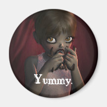 Yummy Spider Refrigerator Magnet