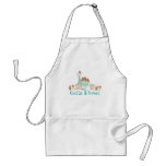 Yummy sweet desserts baker pastry chef apron