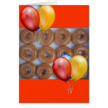 YUMMY SWEET DONUTS GREETING CARDS