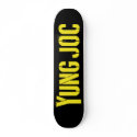 Yung Joc Yellow Logo Skateboard by yungjoc Yung Joc Yellow Logo Skateboard