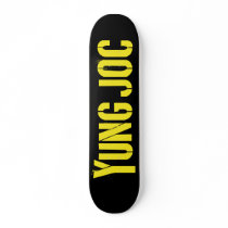 Yung Joc Yellow Logo Skateboard