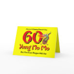 Yung No Mo 60th Birthday Card