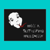 yurei, Have A Slithering Halloween postcards by jenniekurono yurei, Have A Slithering Halloween postcards