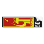YURI GAGARIN VOSTOK ONE BUMPER STICKER