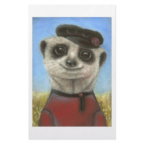 Yuri the meerkat stationery
