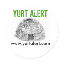 Yurt Alert Sticker
