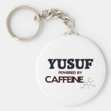 Yusuf powered by caffeine key chains