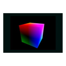 YUV Color Cube, Darkside posters by dakoda YUV Color Cube, Darkside posters