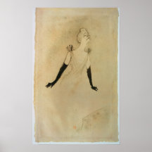 Yvette Guilbert, 1894 Print