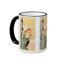 Yvette Guilbert, Henri de Toulouse-Lautrec mugs by vintagetreasurechest Yvette Guilbert, Henri de Toulouse-Lautrec mugs