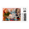 Yvonne's Santas, Merry Christmas postage by annienbart Yvonne's Santas, Merry Christmas postage