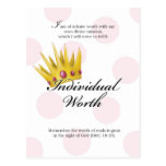 YW Value Card - Individual Worth Post Cards