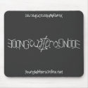YWO Ambigram Mousepad (Black) by youngwritersonline YWO Ambigram Mousepad (Black)