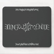 YWO Ambigram Mousepad (Black)