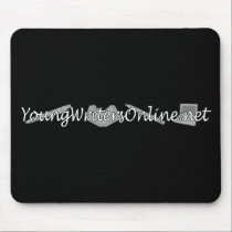 YWO Mousepad Black (gray logo) mousepads