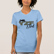 YZF Girl - Leopard Print Tee Shirts