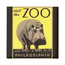 Z00 - Hippo Refrigerator Magnets