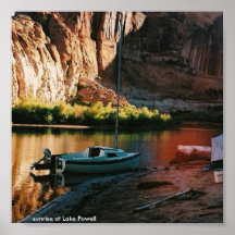 Z-final pictures 013, Sunrise at Lake Powell, s... Posters