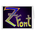 z-font #1 cards by hen2busi z-font #1 cards