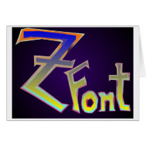 z-font #1 cards by hen2busi z-font #1 cards