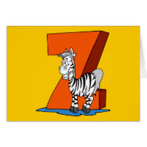 Z For Zebra cards