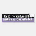 Z_gun_control Bumper Stickers