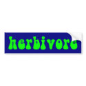 z_herbivore bumpersticker