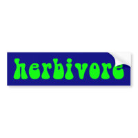 z_herbivore bumpersticker