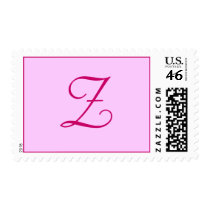 "Z" initial stamp