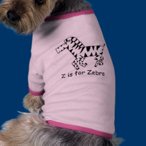 Z is for Zebra pet clothing