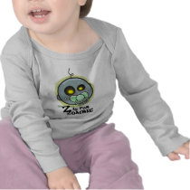 "Z" is for Zombie with Pacifier (boys) Long Sleeve Tshirts